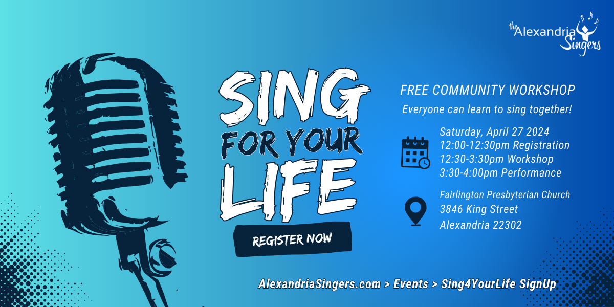 Sing for your Life - Free Vocal Workshop